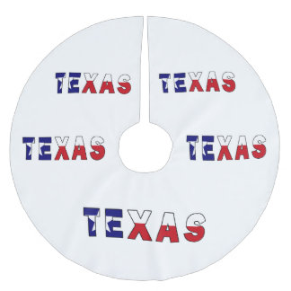 Saia Para Árvore De Natal De Poliéster Texas Flag