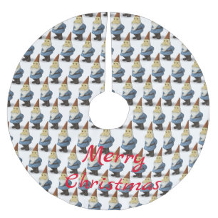 Saia Para Árvore De Natal De Poliéster Thunder_Cove do Gnome de Natal de inverno