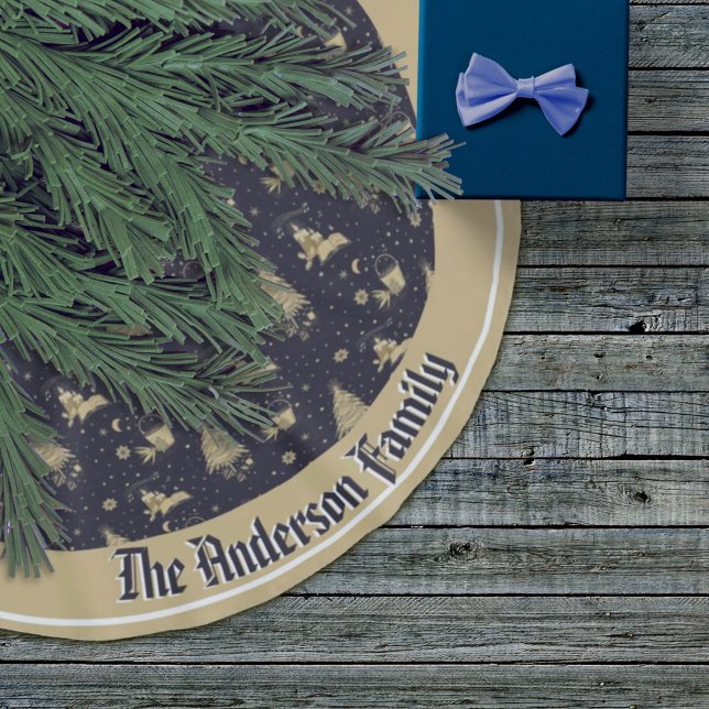 Saia Para Árvore De Natal De Poliéster Tradições de Natal (Criador carregado)