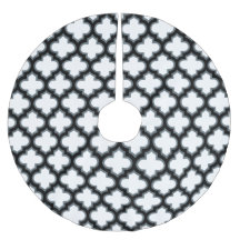 Trellis branca e preta, lete, quatrefoil