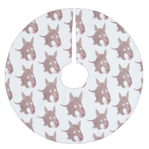 Saia Para Árvore De Natal De Poliéster Um desenho animado engraçado