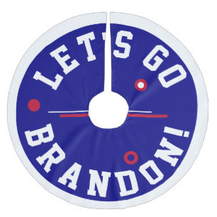 Saia Para Árvore De Natal De Poliéster Vamos para Brandon Metal Ornament