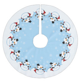 Saia Para Árvore De Natal De Poliéster Vampire Snowman