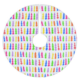 Saia Para Árvore De Natal De Poliéster Várias Cores das Árvores de Natal do meio século