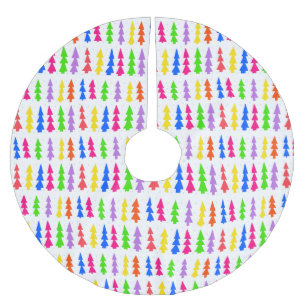 Saia Para Árvore De Natal De Poliéster Várias Cores das Árvores de Natal do meio século