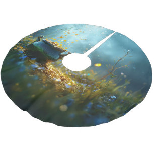 Saia Para Árvore De Natal De Poliéster Vaso grande ornamentado do Dia de São Patrício do