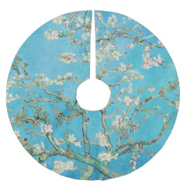 Saia Para Árvore De Natal De Poliéster Vincent van Gogh - Flor de Amendoeira