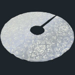 Saia Para Árvore De Natal De Poliéster Vintage Luxury Damask<br><div class="desc">Design de Vintage Luxury Damask. Você é bem-vindo a visitar minha loja para produtos mais bonitos.</div>