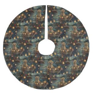 Saia Para Árvore De Natal De Poliéster Voz Festiva do Natal no Havaí