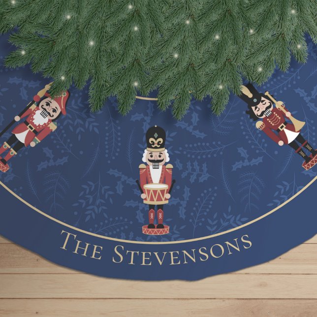 Saia Para Árvore De Natal De Poliéster Whimsic Nutcracker Natal (Criador carregado)