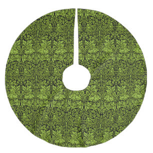 Saia Para Árvore De Natal De Poliéster William Morris 1881 Birds, Rabbit Floral Pattern