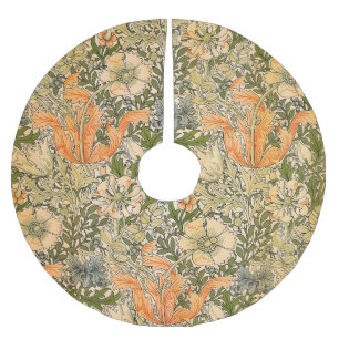 Saia Para Árvore De Natal De Poliéster William Morris Primavera Compton Flower Festival