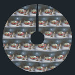 Saia Para Árvore De Natal De Poliéster Winter Doberman Caravan Christmas Adventure<br><div class="desc">Adotar a magia de uma noite de inverno nevada enquanto uma caravana desliza graciosamente através da paisagem iluminada pela lua. A beleza serena da neve escutadora e o brilho encantador da lua criam uma cena cativante,  prometendo uma aventura inesquecível de Natal cheia de calor,  alegria e memórias queridas.</div>