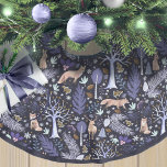 Saia Para Árvore De Natal De Poliéster Winter Woodland Violet/Dourado ID785<br><div class="desc">Este padrão original de saia da árvore apresenta uma paleta colorida chamusca em tons de violeta roxo e ouro. O charme sofisticado desta design não é apenas para as crianças; a terra maravilhosa do inverno de animais e folhagem dá a este padrão uma vibração moderna e contemporânea. As placas gráficas...</div>