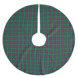 Saia Para Árvore De Natal De Poliéster Xadrez Tartan Clan Young