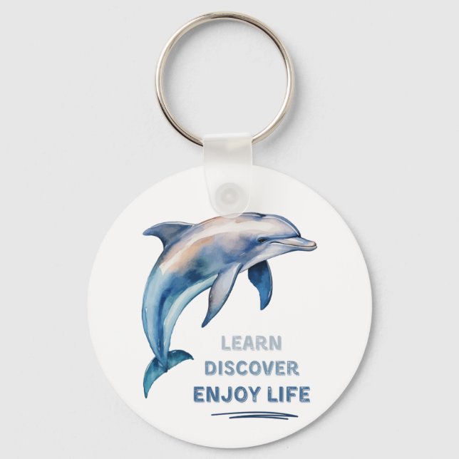 Saiba Descubra Desfrute do Chaveiro de Vida (Frente)