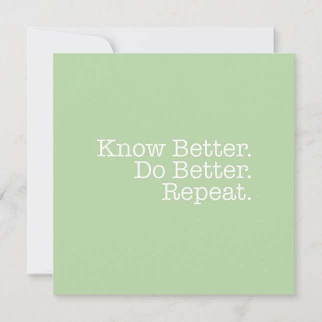 Saiba Melhor Repetir Cartão de Nota (Frente)