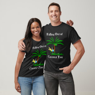 Saída Da Camisa T De Árvore De Coco