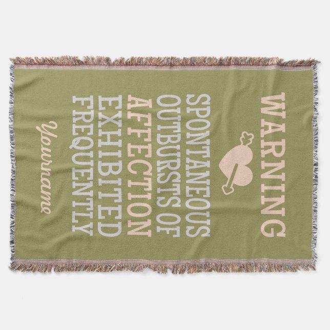 Saídas do cobertor de lançamento personalizado (Frente)