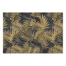 SAÍDAS TROPICAIS PRETAS E DOURADAS SAÍDAS BOTTERFL