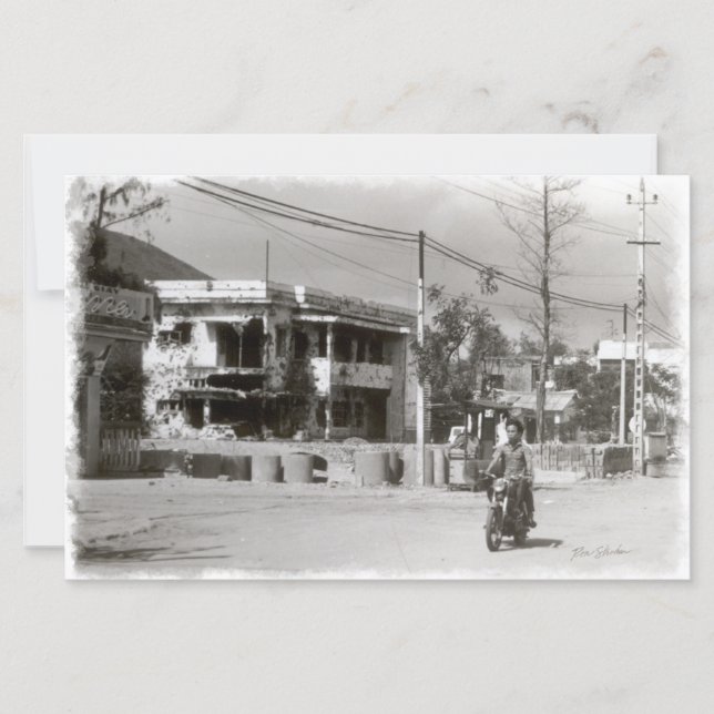 Saigon Vietnã 1968 B Impressão (Frente)