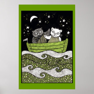 Sail Away Art Poster