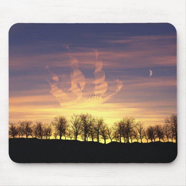 Sail the Night Sky Mousepad (Frente)