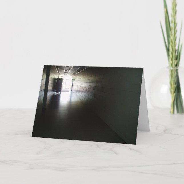 "Saindo da Escuridão" Consiga Bem Cartão (Frente)