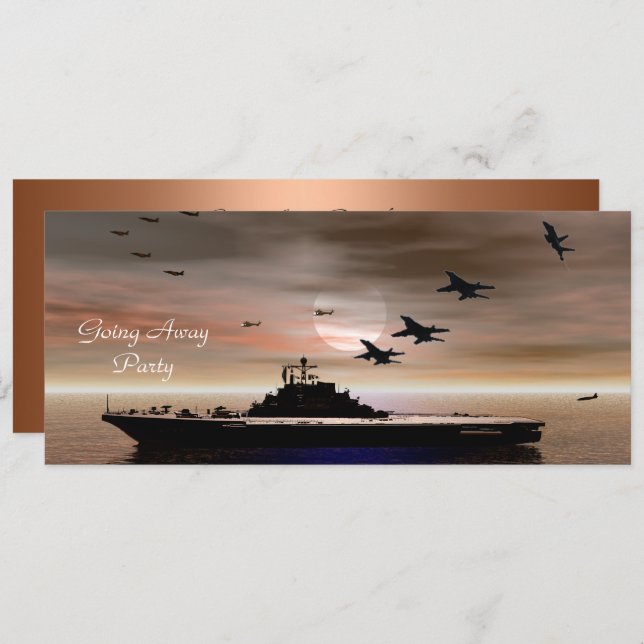 Saindo do Convite de festas (Frente/Verso)