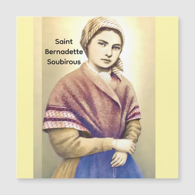Saint Bernadette Soubirous (Frente)