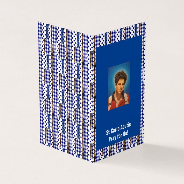 Saint Carlo Acutis Prayer Card  (Exterior)