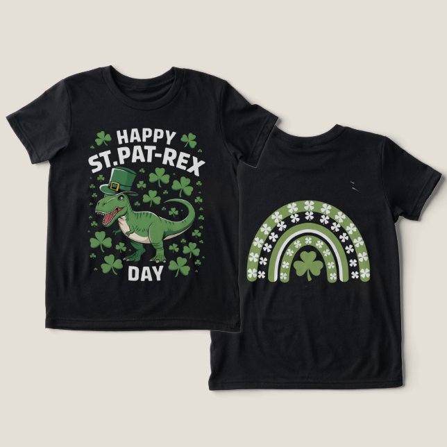 Saint Patrick Dinosaur (Design Frente e Verso)