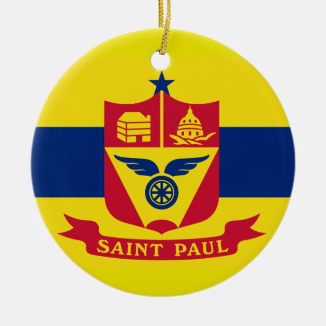 Saint Paul * enfeites de natal de Minnesota (Frente)