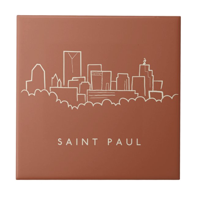Saint Paul, skyline de Minnesota (Frente)