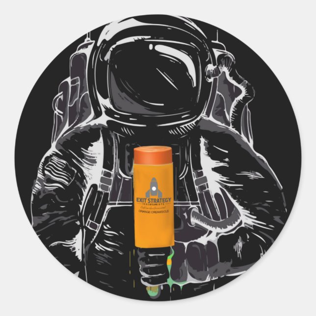 Sair do adesivo de estratégia (Frente)