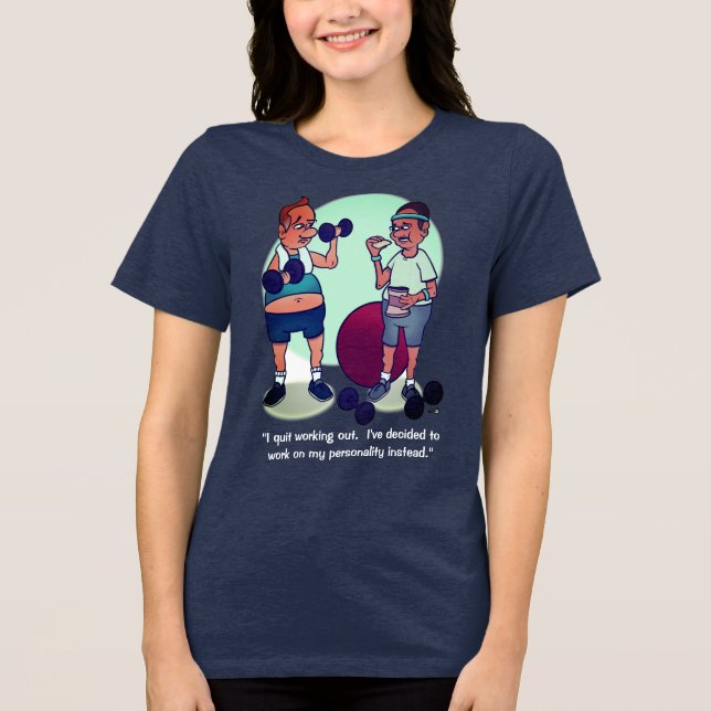 Sair do Marinho Tri-Blend (Frente)