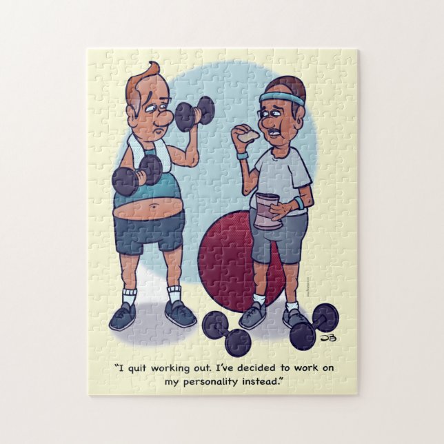 Sair do trabalho Engraçado, Quebra-cabeça de serra (Vertical)