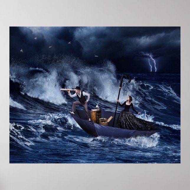 Saiu Com O Vento - Poster (Frente)