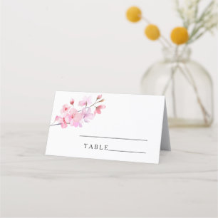 Sakura - cartões de lugar de casamento