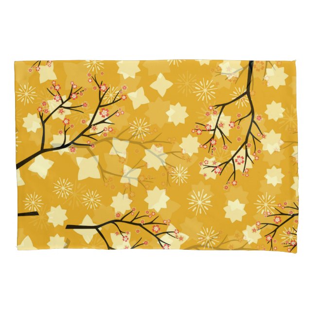 Sakura Elegance: Padrão Floral Chinês. (Frente)