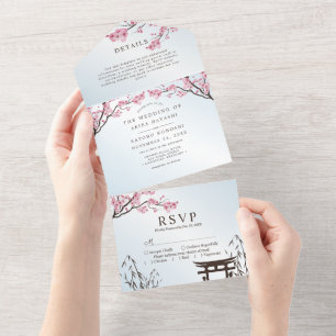 Sakura Flor de Cerejeira Japonesa Casamento Asiáti