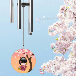 Sakura Kokeshi Doll Geisha Girl no Peach