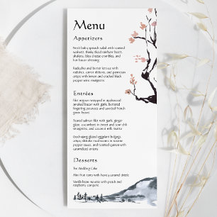 Sakura Mountain Menu Plano Casual Casual
