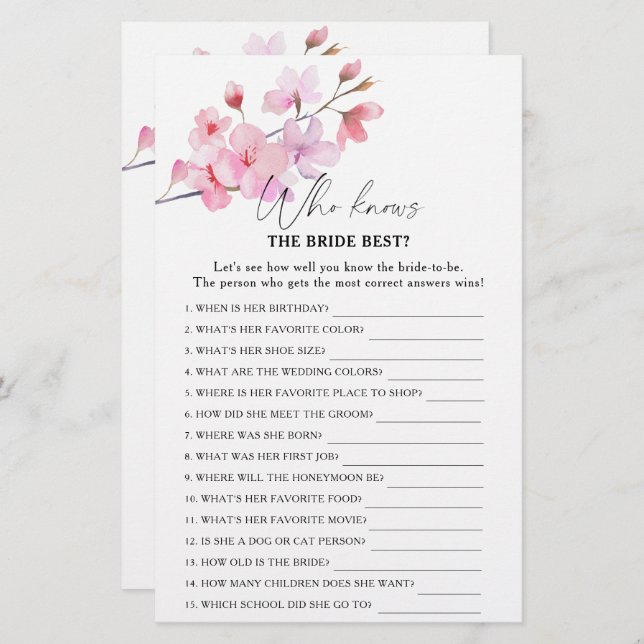 Sakura - Quem conhece a melhor noiva (Frente/Verso)