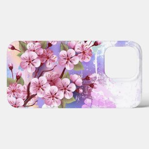 Sakura rosa no fundo da pintura