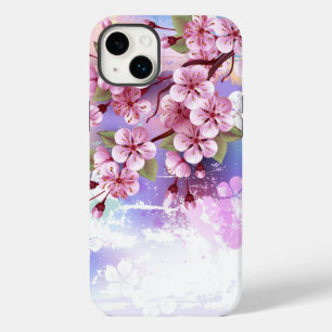 Sakura rosa no fundo da pintura