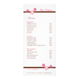 Sakura Spa Menu Modelo - Duplo Lado