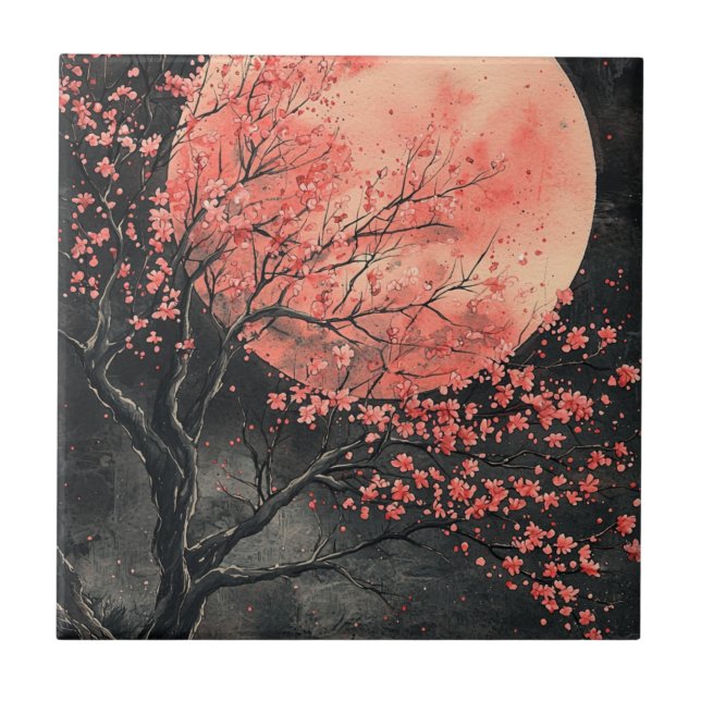 Sakura Tinta Lavada Lua de Sangue (2) (Frente)