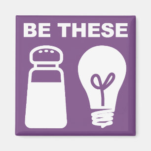 Sal e Imã de geladeira Cristã Leve