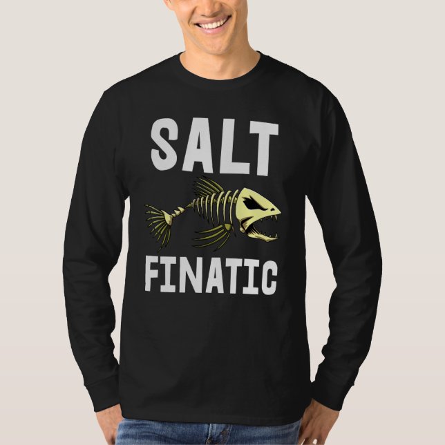 Sal Tee Finatic Tee Skeleton Fish Bone Camisetas N (Frente)